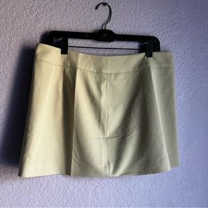 Charcoal khaki mini skirt
